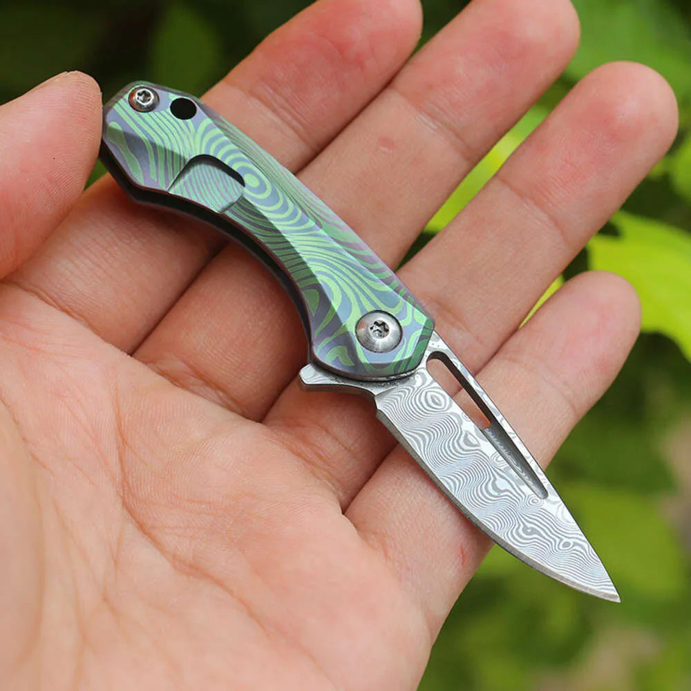 Mini Creative Damascus for Hunting outdoor