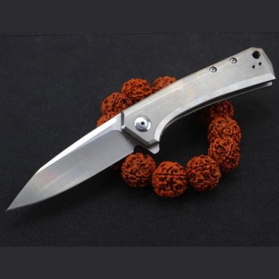 0808 Flipper Folding D2 Satin Finish For outdoor hunting