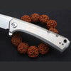 0808 Flipper Folding D2 Satin Finish For outdoor hunting