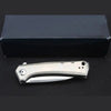 0808 Flipper Folding D2 Satin Finish For outdoor hunting